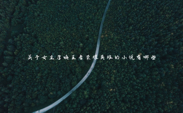 关于女主召唤王者荣耀英雄的小说有哪些 关于女主召唤王者荣耀英雄的小说有哪些